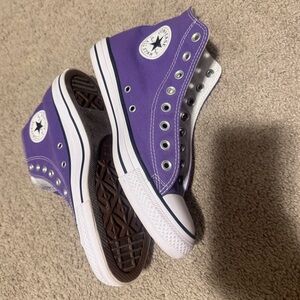 Converse Chuck Taylor All Star High-Top Sneaker Electric Purple Unisex M8 W10